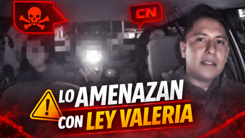 AMENAZAN A CONDUCTOR DE UBER CON “LEY VALERIA” Y SE VAN SIN PAGAR