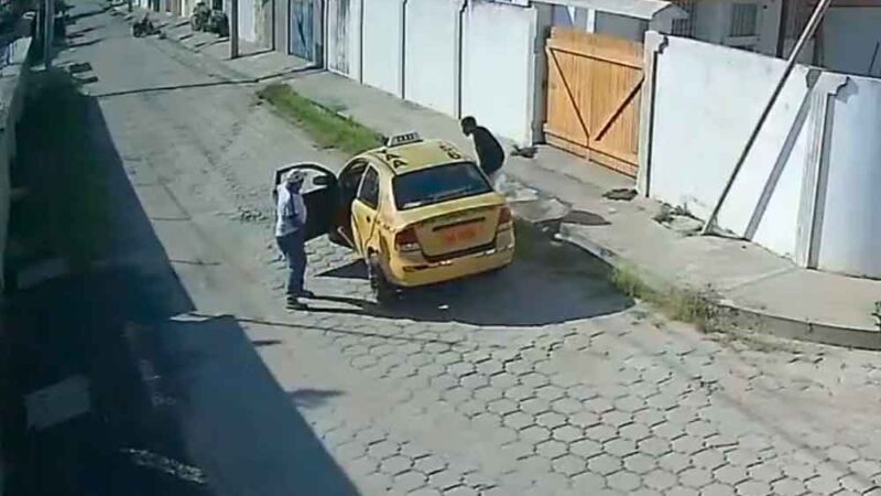 TAXISTA MUERE TRAS SER ATACADO EN ASALTO EN ECUADOR