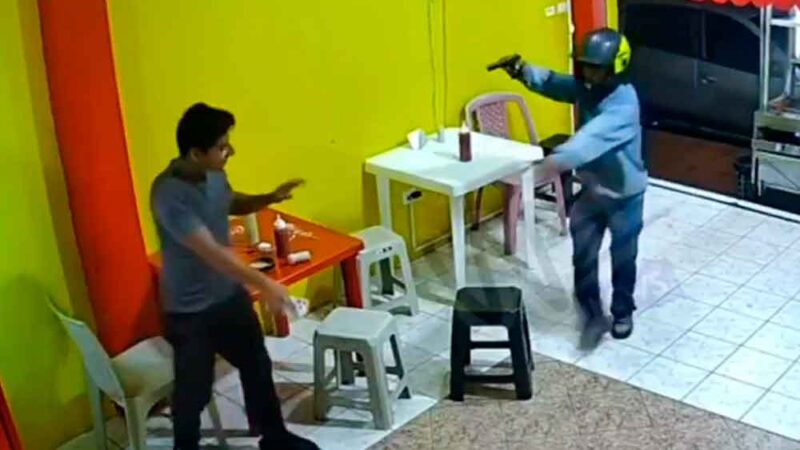 ASALTO FALLIDO: COMERCIANTE SE DEFENDIÓ DE DELINCUENTE