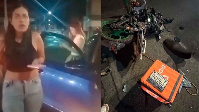 JOVEN EBRIA ATROPELLA Y MATA A MOTOCICLISTA EN CELAYA